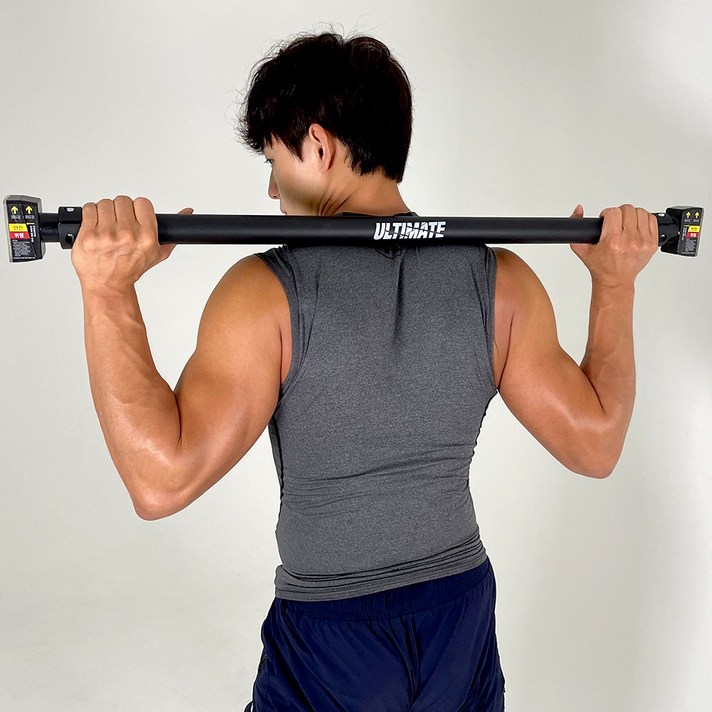 티메이트 아이언 문틀철봉 5세대 턱걸이 풀업 TMCC22, 장축+풀업밴드 그린, 블랙,그린