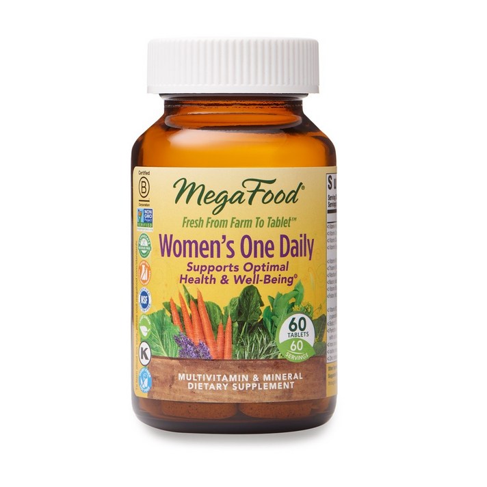 Megafood 우먼스 원 데일리 타블렛, 60개입, 1개