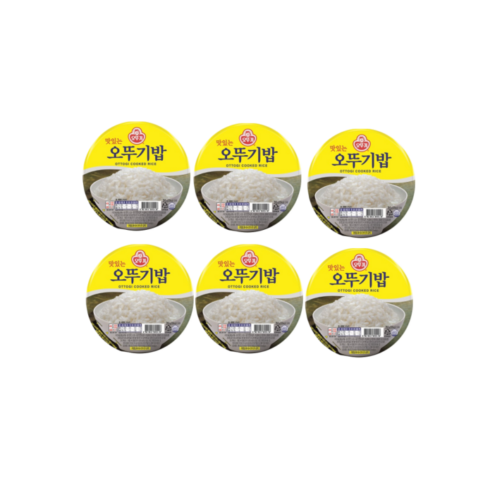 오뚜기 맛있는 오뚜기밥, 210g, 6개