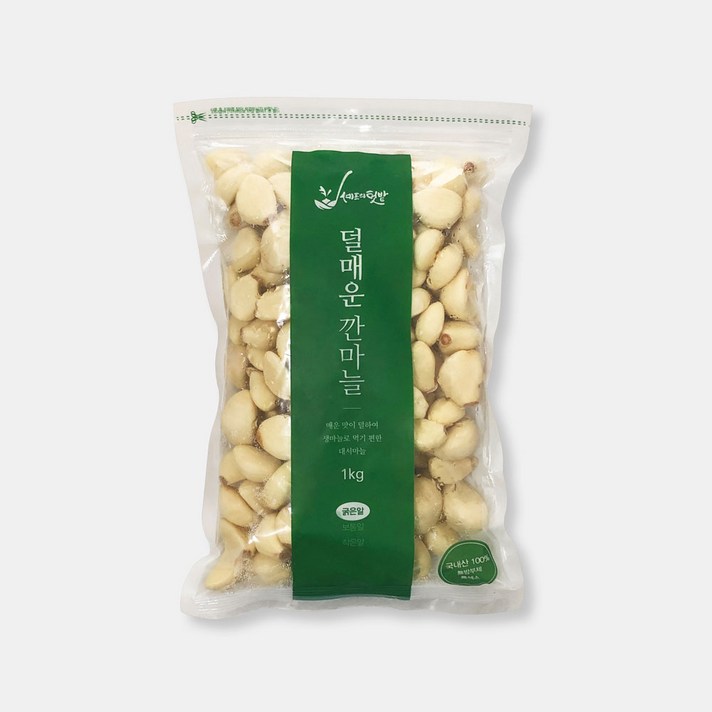 [산지직송] 국내산 깐마늘(남도/대서) 400g, 대서(생식용)