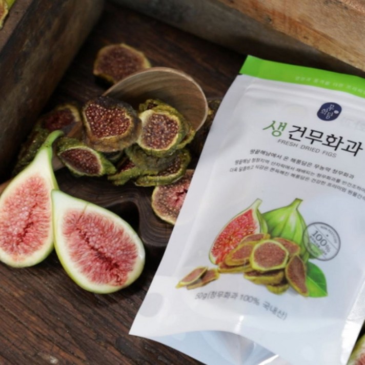 [무농약] 건 반건조 말린 건조 무화과 50g 100g 무화과말랭이 해남청무화과, 건 청무화과_100g