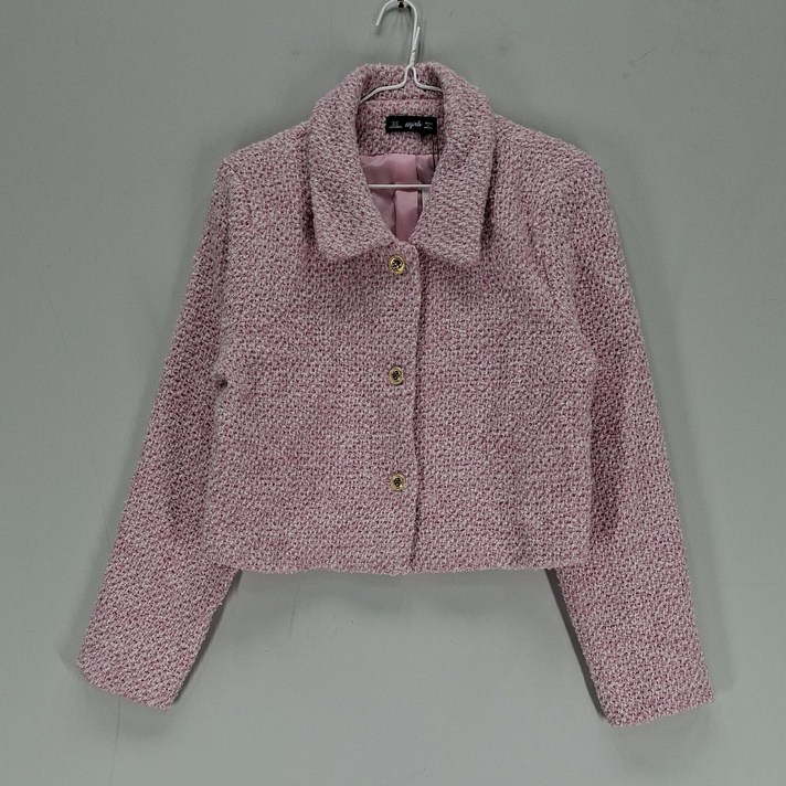 재고상품 육육걸즈 여90 크롭재킷 봄가을 핑크 03878