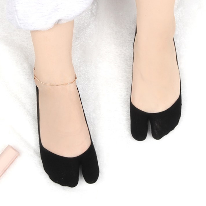 여자 무지 컬러 타비양말 족발 쪼리 타비삭스 페이크 삭스 3켤레