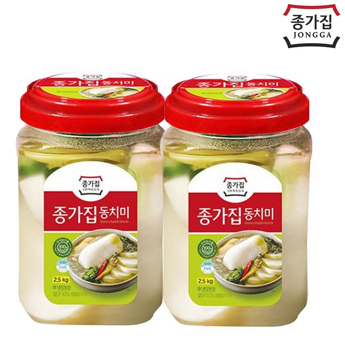 종가집 동치미2.5kg x 2 (냉장), 1개
