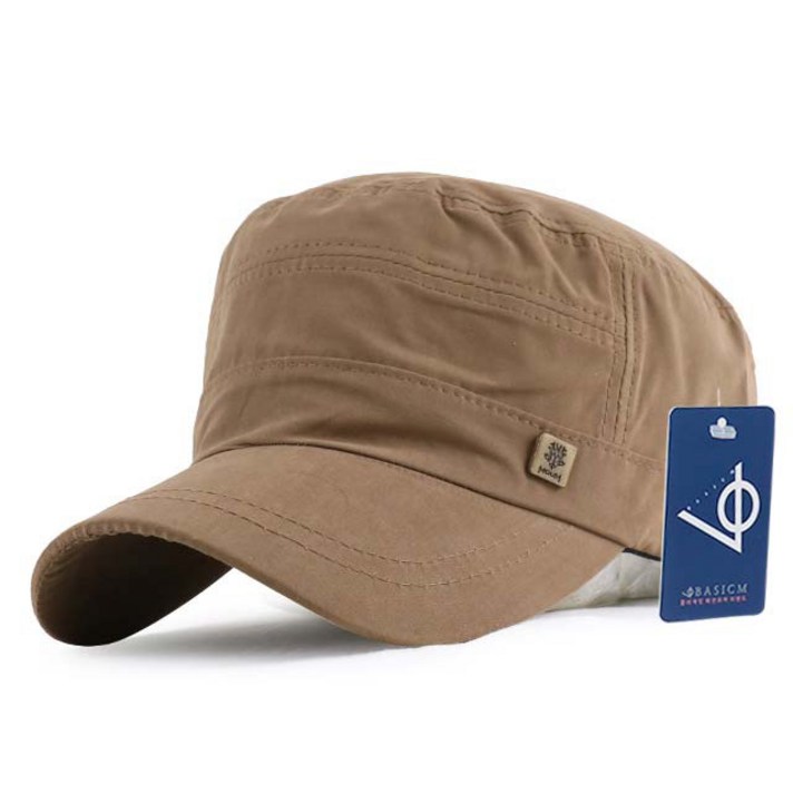 베이직엠 빅사이즈 남성 여성 밀리터리 군모 메탈포인트