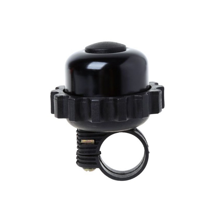 자전거 벨 회전 기어 알루미늄 합금 경적 안전 경보 사이클링 자전거 사운드, 검은색