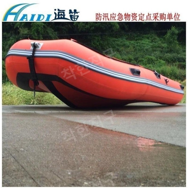 긴급 구조용 쾌속 보트 낚시보트 콤비보트 에어보트 3-6인용, 엔진 2스트로크 18마력
