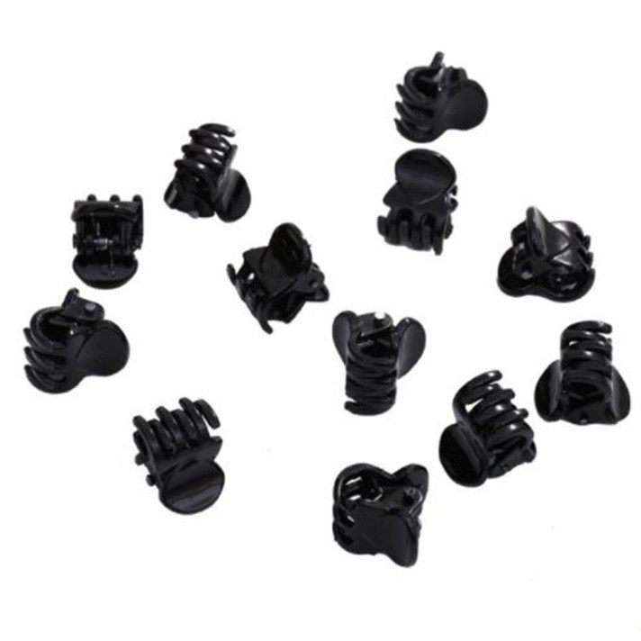 PM 미니 소형 앞머리 집게핀 12개 1세트