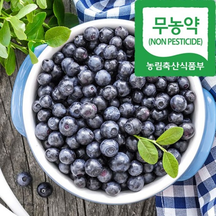 백운팜 무농약 블루베리(냉동) 1kg 특대(16~18mm), 1개, 무농약블루베리 1kg