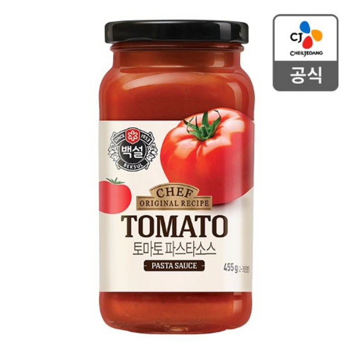 CJ제일제당 [CJ 제일제당] 토마토파스타소스 455g, 단품없음