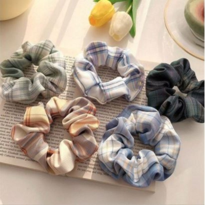 뷰티살롱 곱창 머리끈 여신체크