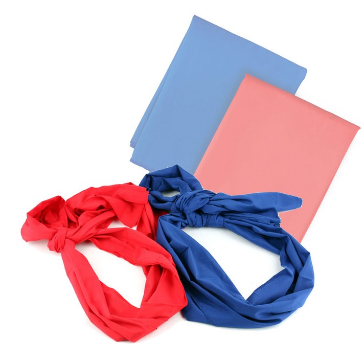 씨름 샅바 삿바 씨름경기 아동용 성인용, 레드+블루