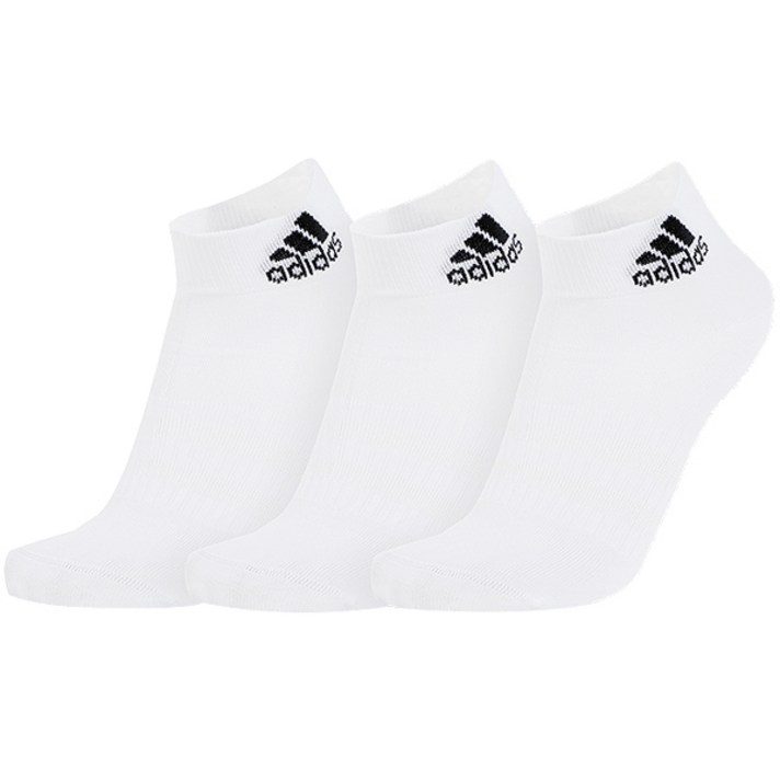 아디다스 LIGHT ANK 3팩 발목양말 + 패션마스크, 흰검