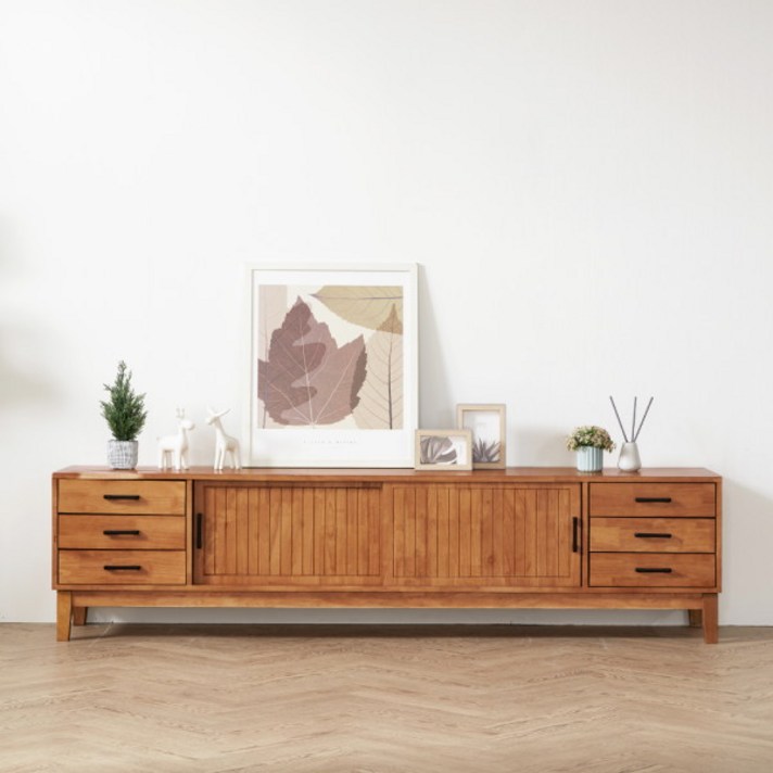 파란들 레스페 원목거실장 티비선반 거실TV장 2000, 단품