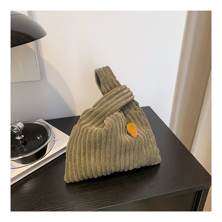 401FLEX 코듀로이 포인트 미니 토트백