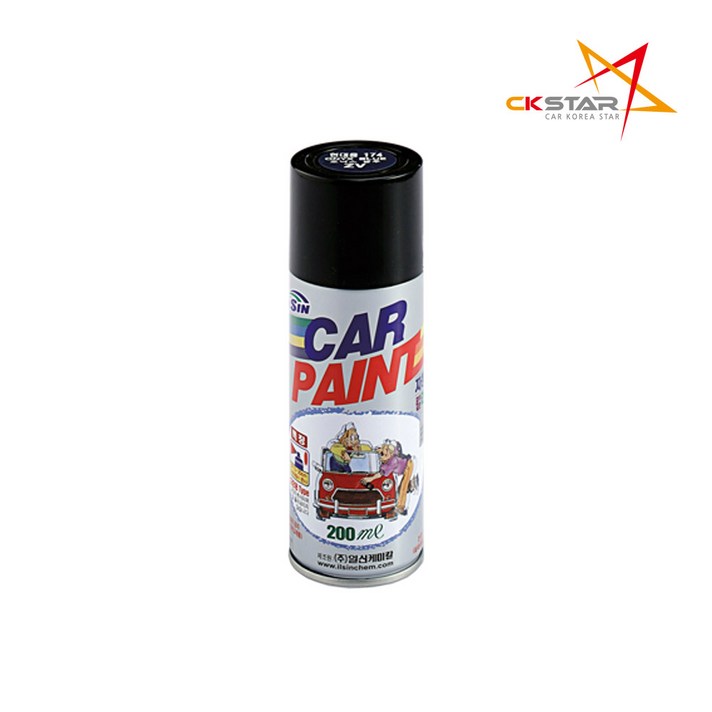 일신 정품 자동차 스프레이 카페인트, 투명스프레이(마감제), 200ml