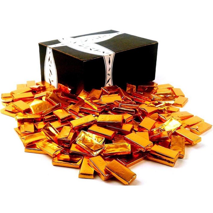 미국직구 Andes Creme De Menthe Gold Foil Thins 2 lb Bag in a BlackTie Box, 상세참조, 수량