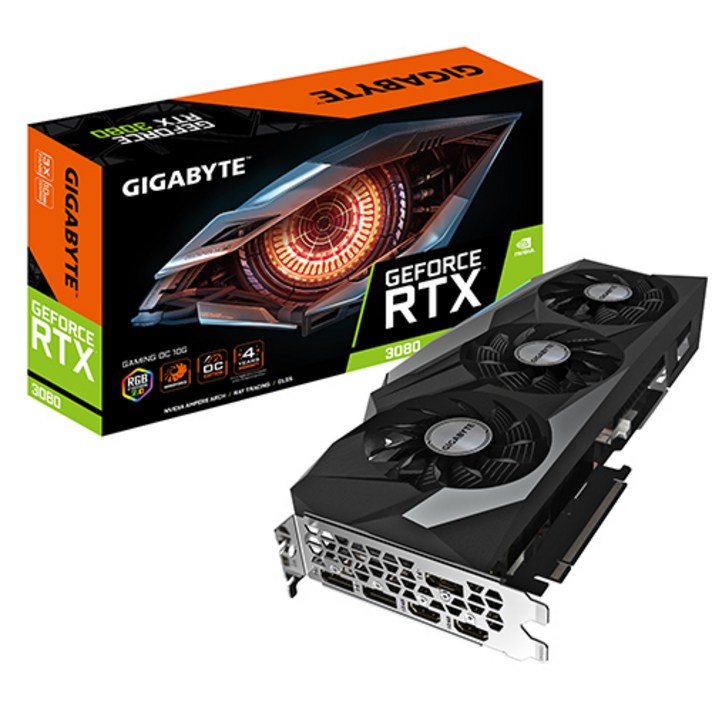 기가바이트 지포스 RTX 3080 Gaming OC D6X 10GB 그래픽카드 피씨디렉트