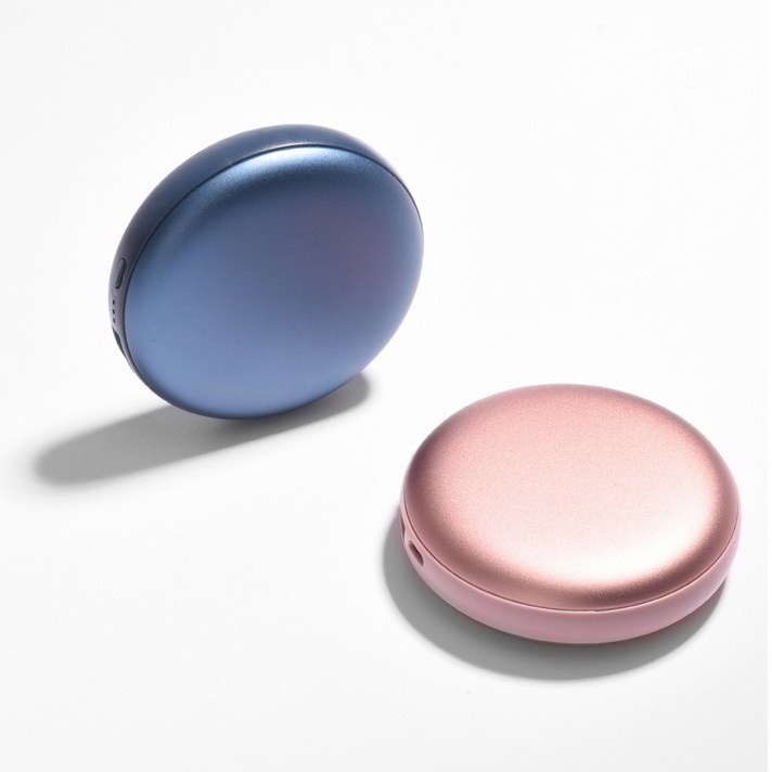 애니클리어 USB충전식 양면히팅 손난로 보조배터리 8000mAh 마이크로5핀, 블루, PDB-HOT8