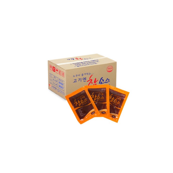 우리식품 고기엔 참소스, 20g, 400개
