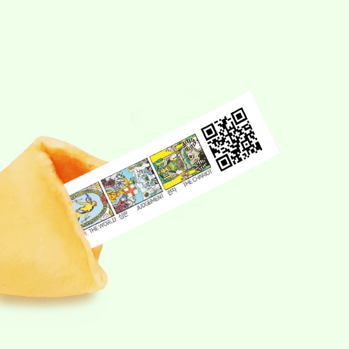 [포춘쿠키] 포춘쿠키 타로 100, 100개, 5g