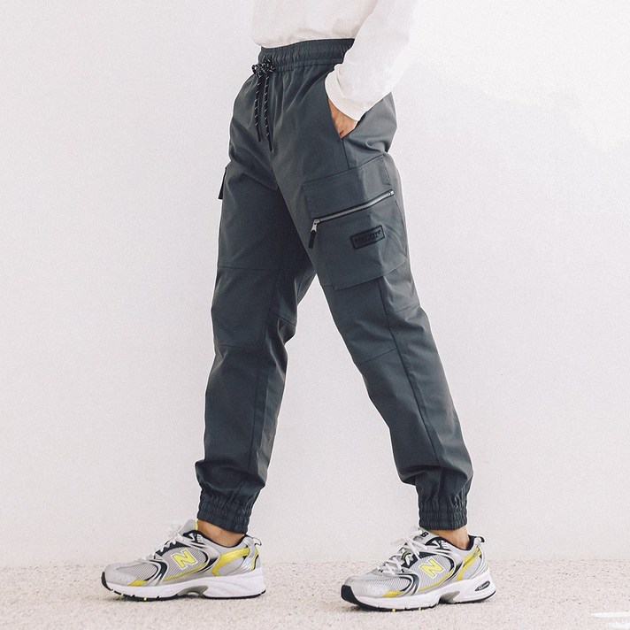 에프티엔티 [당일출고] 가을 겨울 스트레치 스판 카고 조거 팬츠 (3color)