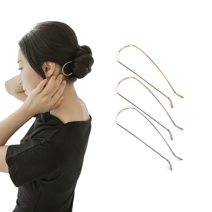 563랩 유엣지 비녀 1세트 (3개입)