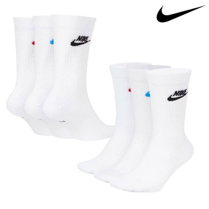 [나이키] 에브리데이 에센셜 크루 양말 3P SK0109-911, 모델:나이키양말 SK0109-911 / 색상:26호