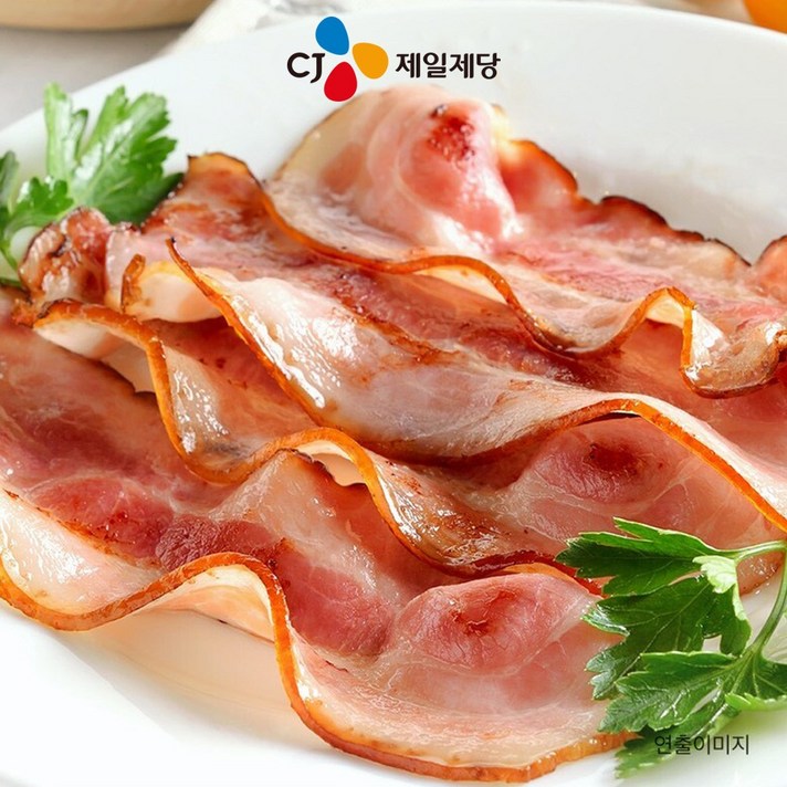 CJ 쉐프솔루션 육질탄탄 베이컨 1kg 냉동 [당일발송], CJ 육질탄탄 베이컨 1kg+기본아이스포장