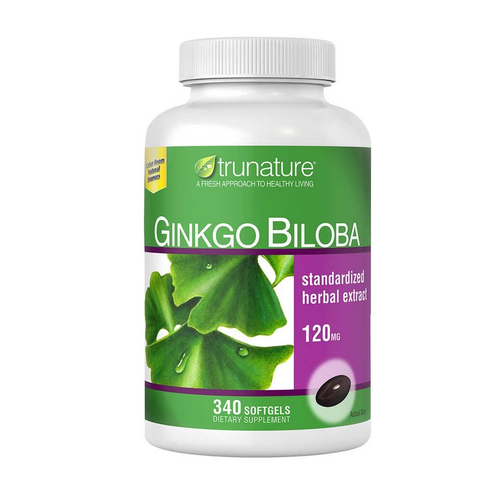 TruNature 트루네이쳐 Ginkgo Biloba 120mg 은행잎 추출물 340캡슐 1병, 상세참조, 241