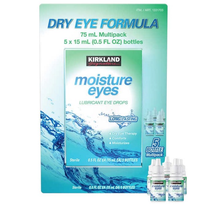 커클랜드 드라이아이 인공눈물 멀티팩 15mL X 5개입