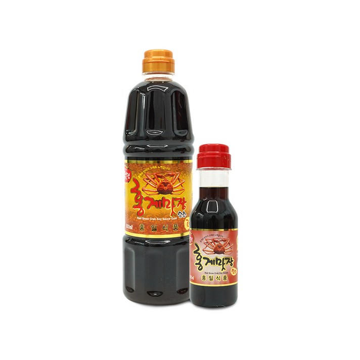 홍일식품 홍게맛장소스 골드 900ml + 홍게맛장소스 200ml 세트, 홍게맛장골드 900ml + 홍게맛장레드 200ml