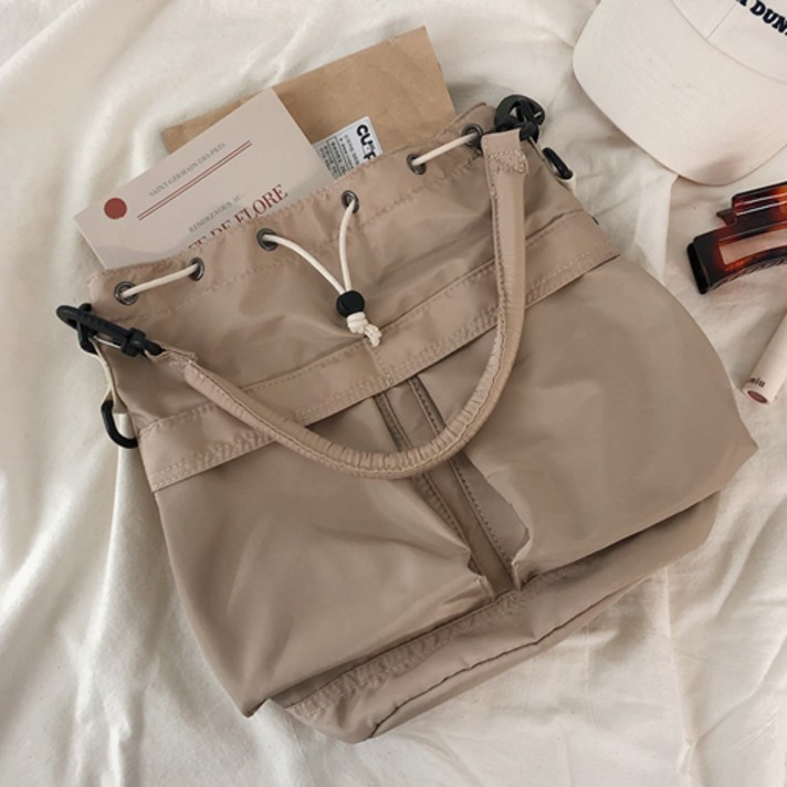 담찌마켓 스트릿 카고 포켓 나일론백 숄더 크로스 투웨이 데일리백 DZ525