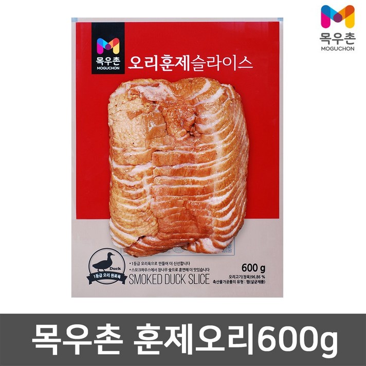 목우촌 오리훈제 슬라이스 600g x 6개