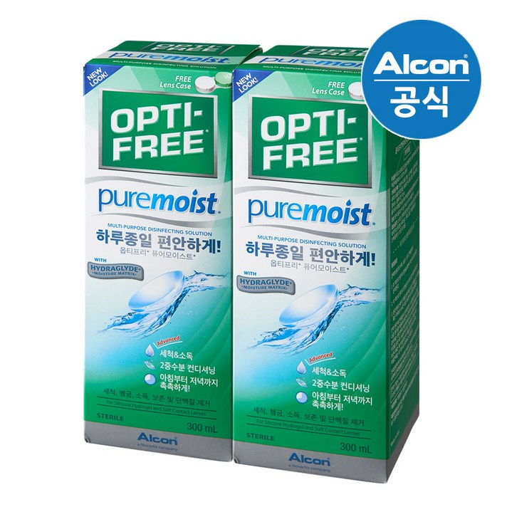 옵티프리 퓨어모이스트 300ml 2개, 1개