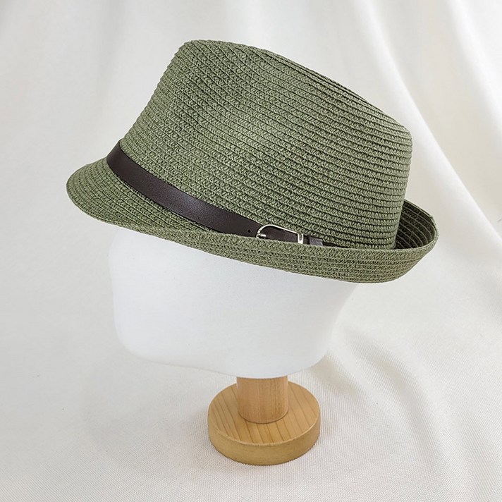 [제이제이나인] SH64 클래식 벨트 남여공용 커플 밀짚페도라 중절모 여름페도라 밀짚모자 여름모자 남녀공용 여성페도라 남성페도라