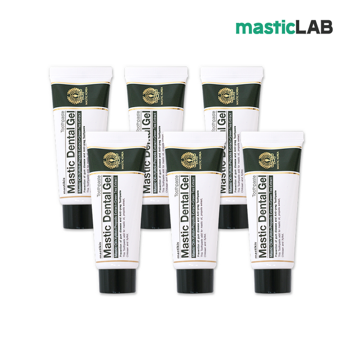 매스틱 연구소 매스틱 덴탈 젤 잇몸 마시지 치약 35g 6개, 1개