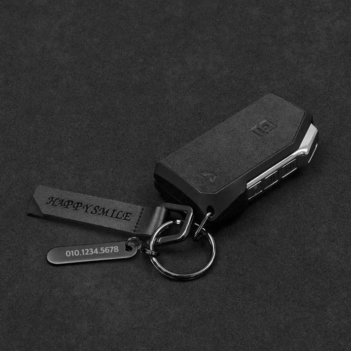 이지스오토랩 올뉴K3 K7프리미어 셀토스 더뉴니로 쏘울부스터 스마트 키홀더 키케이스 스마트키홀더, 에어로S K-07 5버튼(그레이)