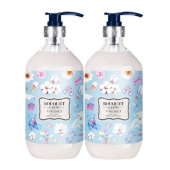 부케가르니 바디로션 베이비파우더, 1000ml, 2개