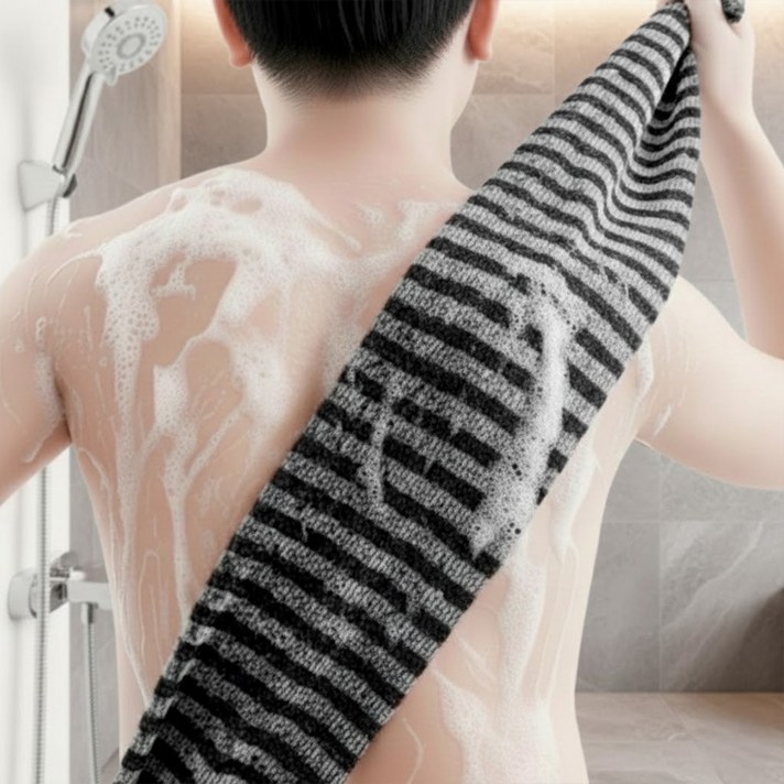 원앤모어 강력 각질제거 와이드 샤워타올 때수건  때타올