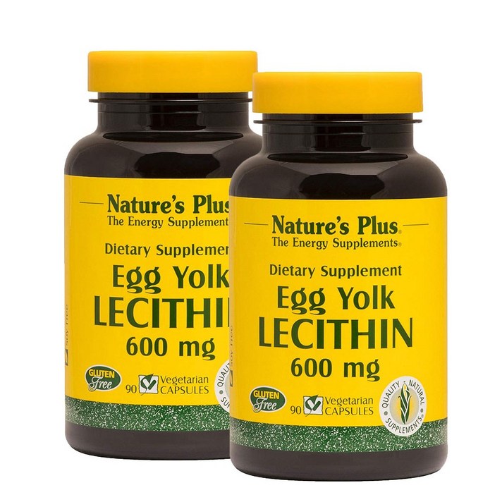 natures plus 난황 레시틴 600mg 90캡슐, 2개