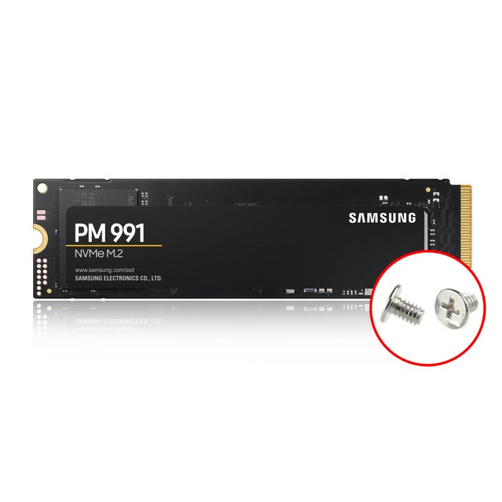  삼성 NVMe SSD PM991 128GB M2 벌크 노트북용 PC용 스토리지 고정나사증정 