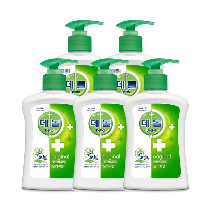 데톨 핸드워시 오리지널 본품 250ml * 5개