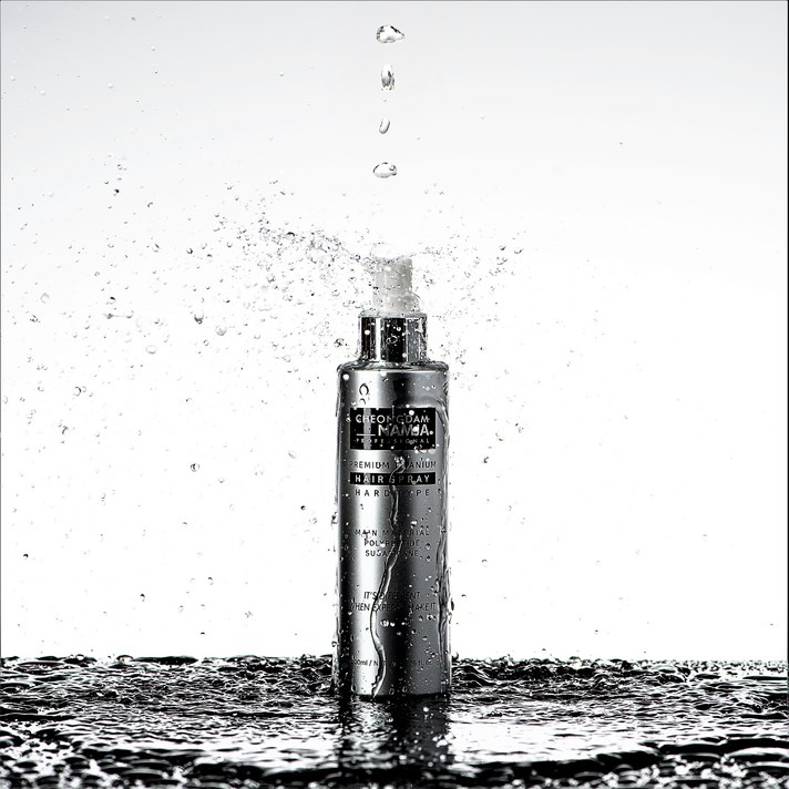 청담남자 프리미엄 헤어스프레이 & 연예인 잔머리 앞머리 고정 미용실 헤어픽서 (남녀공용) 하드 타입 워터 물 액상 저자극 남자 여자 헤어 스프레이
