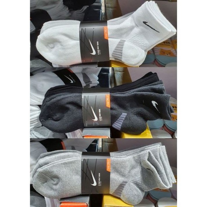 NIKE 나이키 남성 파일 양말 단목 5족, 그레이