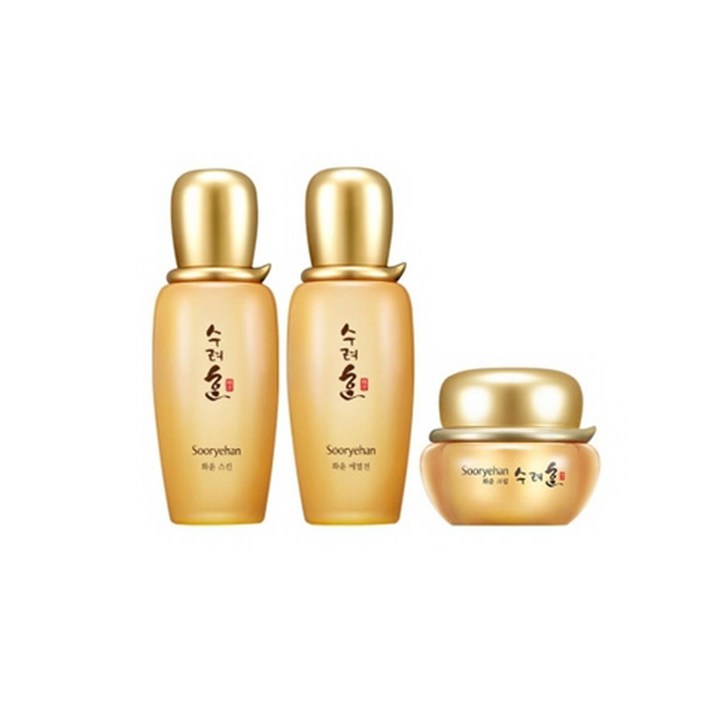 수려한 화윤 3종 1세트크림25ml스킨80ml에멀전80ml