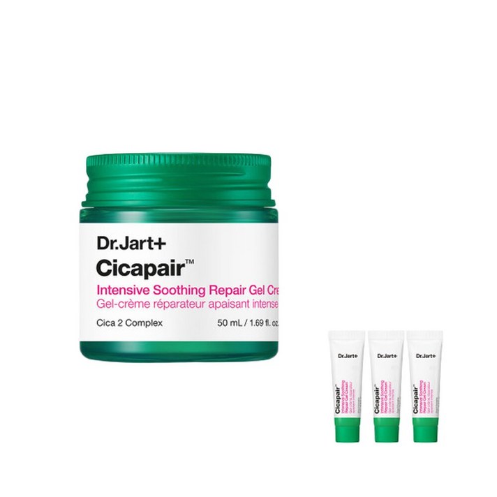 닥터자르트 시카페어 인텐시브 수딩 리페어 젤 크림 50ml 7mlx3 증정