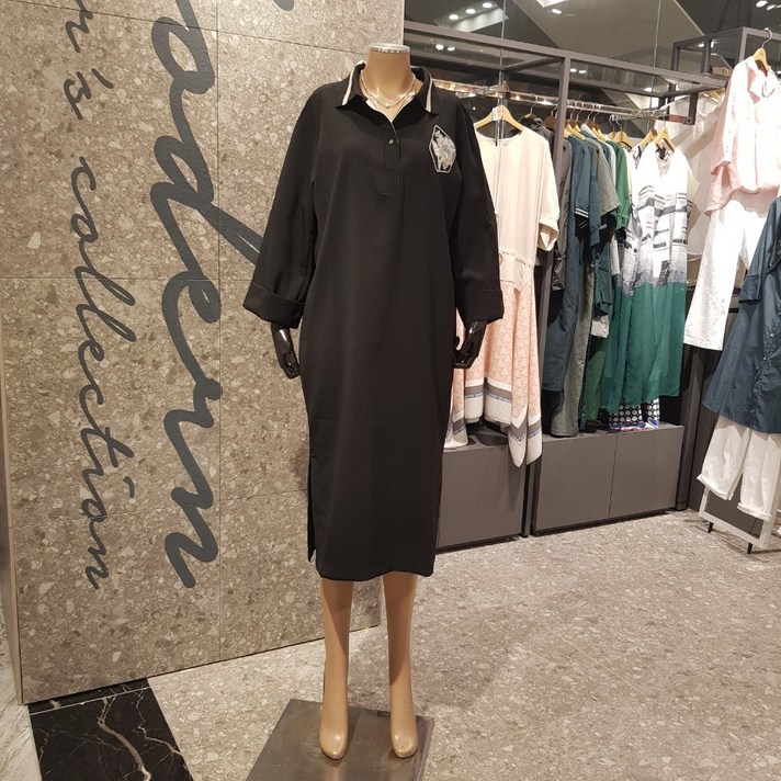 멜본 비딩패치 카라원피스STOW20T56