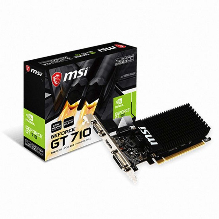 지포스 GT710 D3 1GB LP 무소음 gtx1660슈퍼/1660super/그랙픽카드/gtx1060/rtx2070super/rtx2060super/rx580/rx570/그래픽카드rtx2060/rx570, 단일 모델명/품번