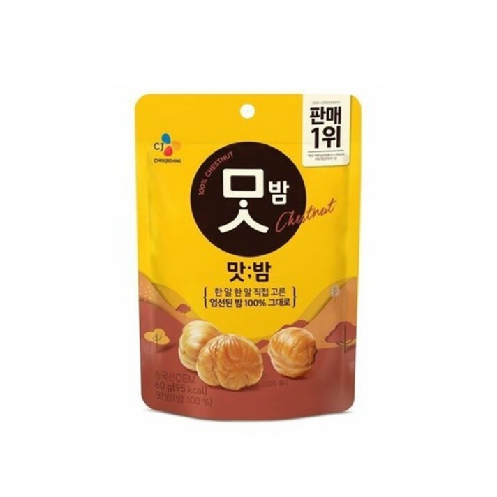 CJ제일제당 맛밤 60g X 37입 [유통기한 22/1/13], 없음